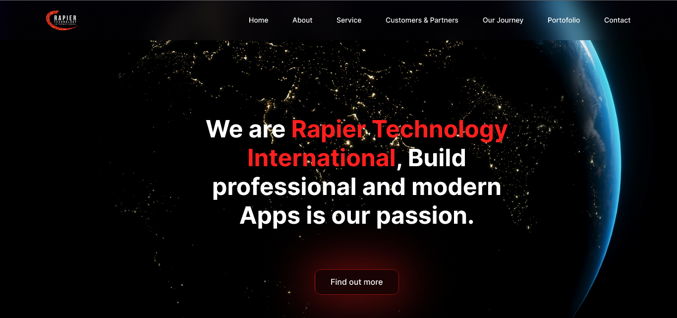 landing page